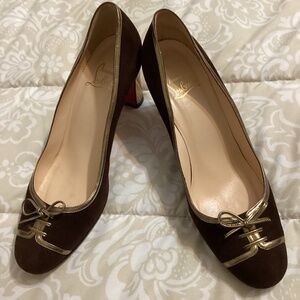 Christian Louboutin Suede Pumps